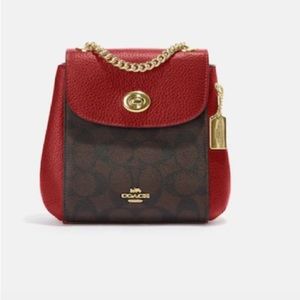 Coach Red Mini Backpack